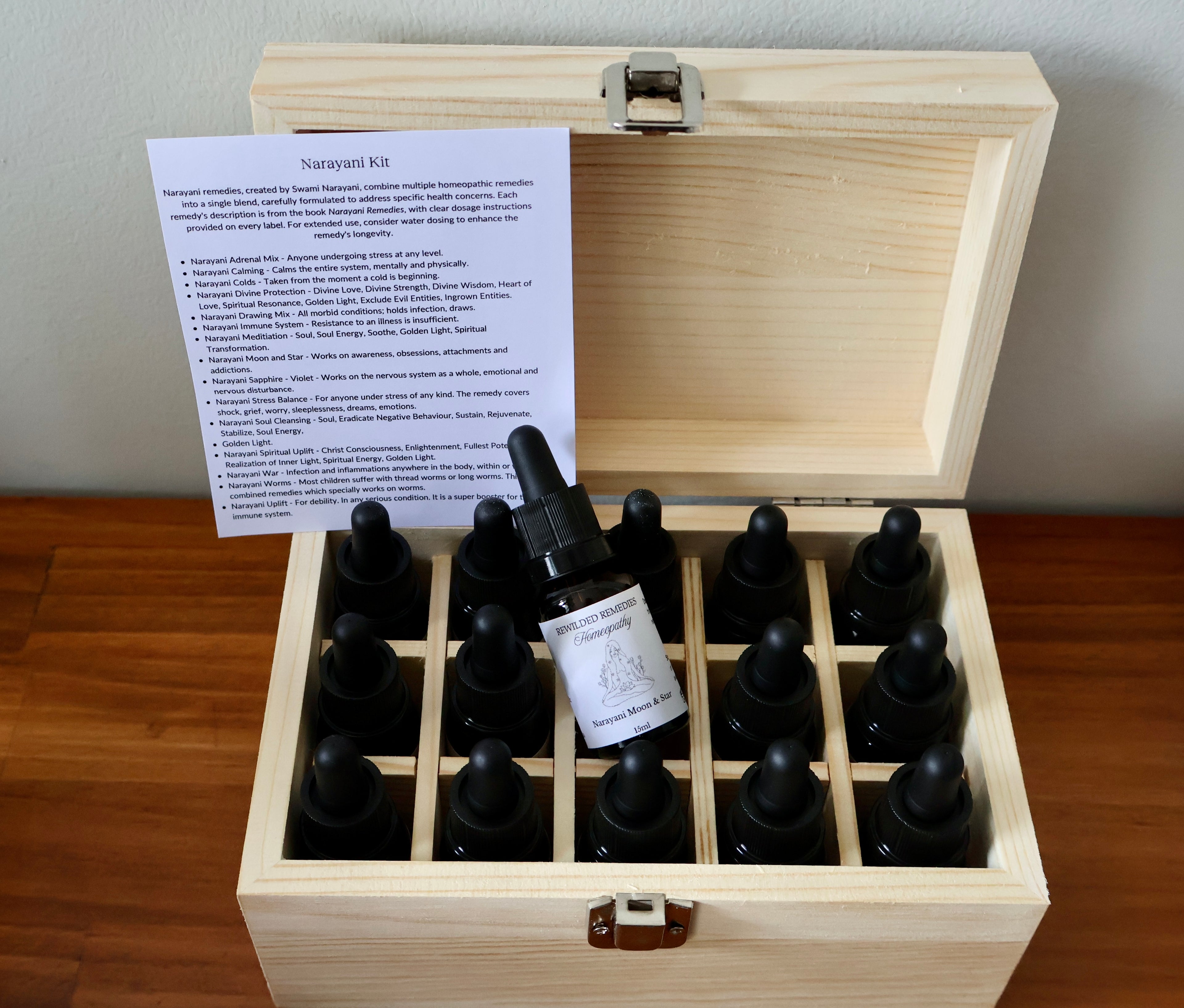 Homeopathic Narayani Kit - 15 Remedies
